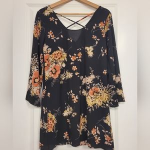 Altar'd state size small 3/4 sleeve dress floral